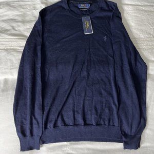 NEW Polo by Ralph Lauren Men's Sweater|Navy Blue|Large